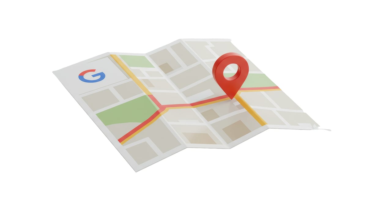 Location pin marker on a map representing nationwide coverage
